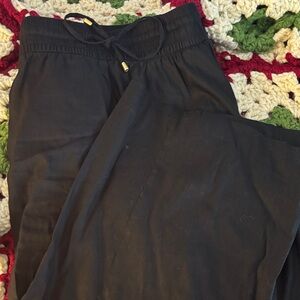 INC International Concepts Black Elastic Waist Pants